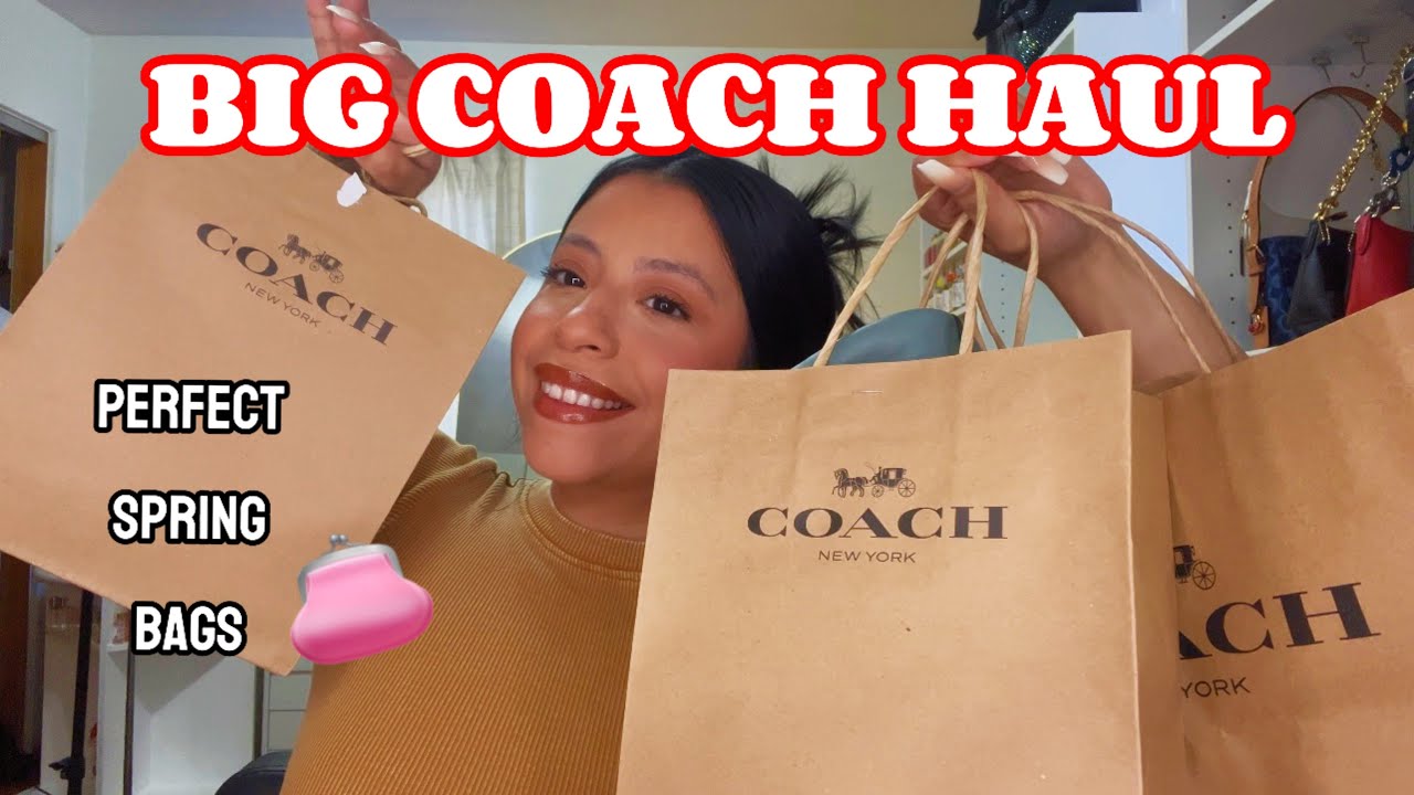 HUGE COACH HAUL! 😍 COACH OUTLET BAGS 👛