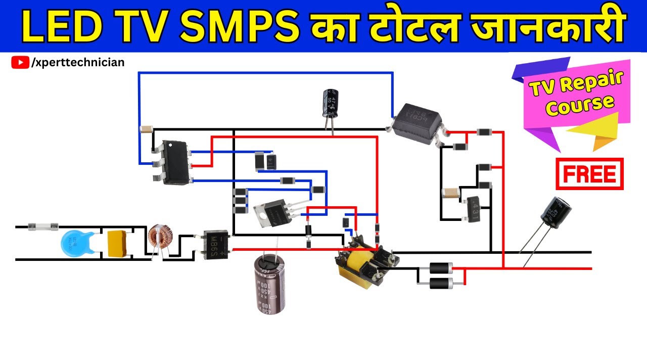 LED TV SMPS Working process | LED TV Repairing Course