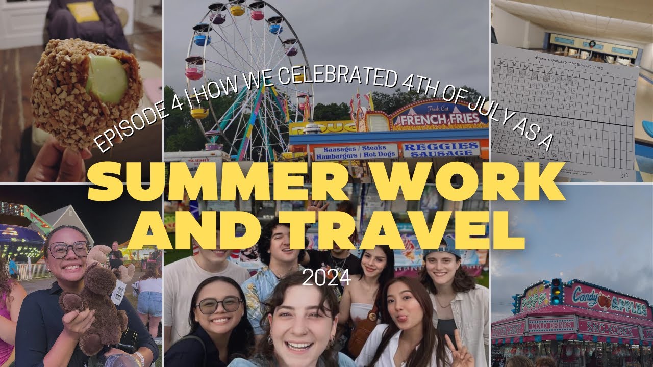 Life in Rockland, Maine | Summer Work and Travel (SWT 2024) + 4th of July Celebration