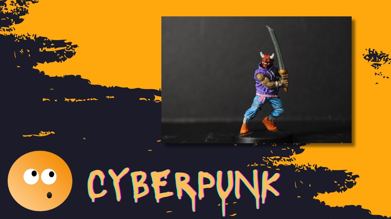 How to paint a Cyberpunk Red Combat Zone Tyler Claw Samurai
