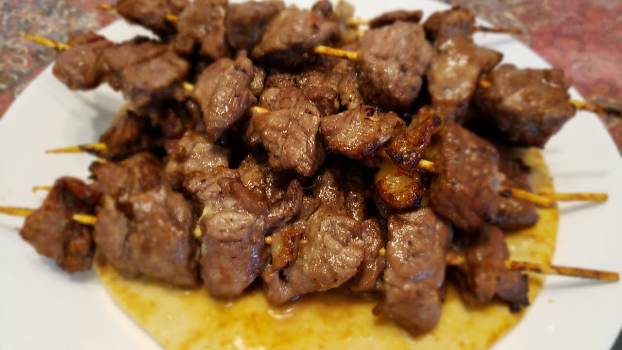 کباب چنجه ی خوشمزه و آسان با هواپز
