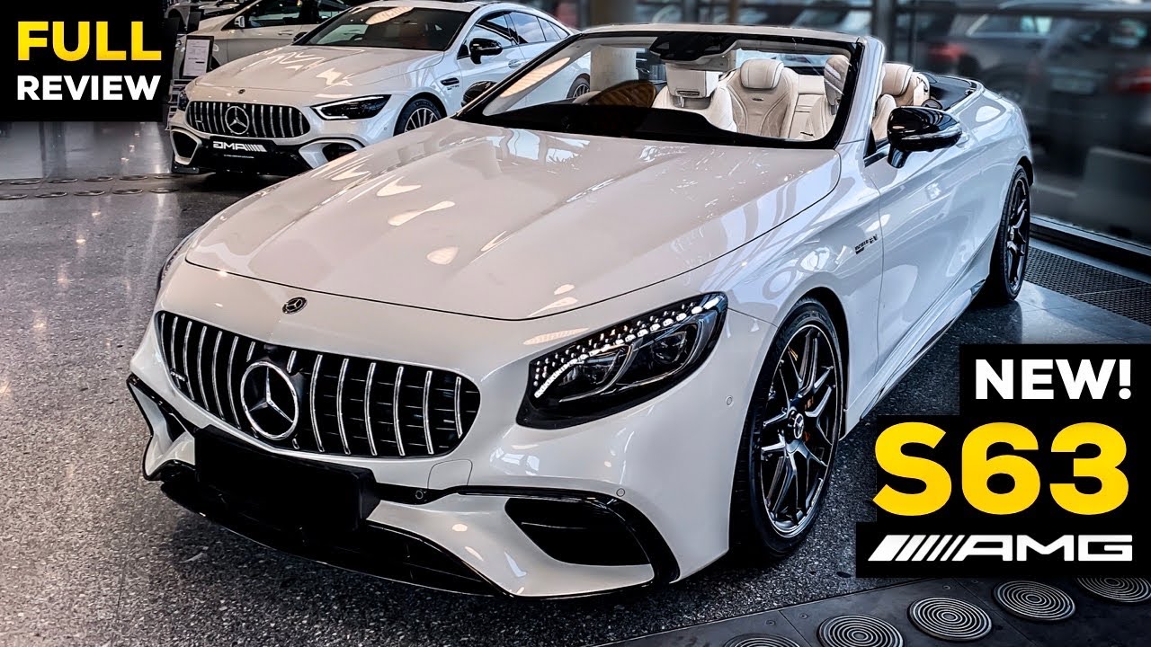 2020 MERCEDES AMG S63 Cabriolet NEW FACELIFT V8 FULL Review BRUTAL Exterior 4MATIC+