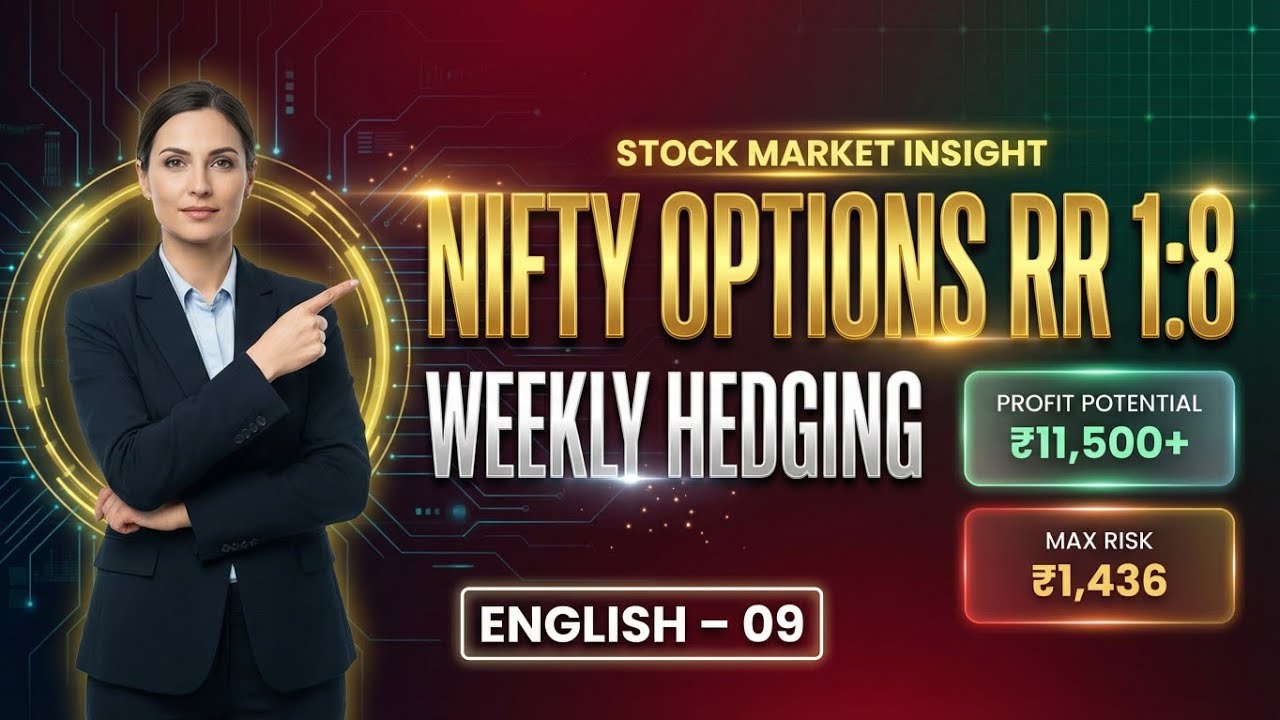 NIFTY Weekly Options Hedging | Low Risk High Reward | English