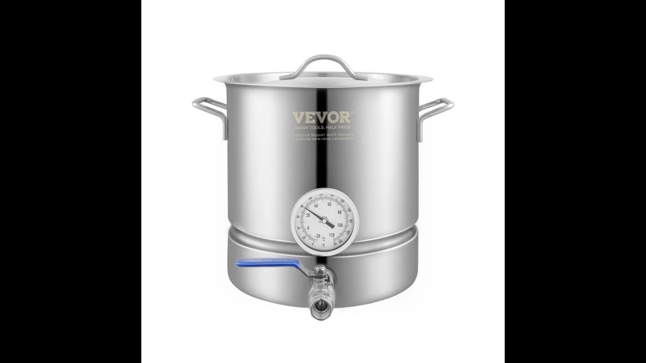 Обзор пивоваренного котла VEVOR &ndash; 🍺 Подходит ли этот котел для домашнего пивоварения?