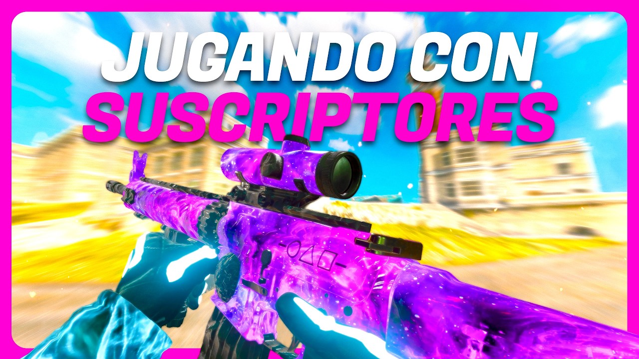 ME METÍ a JUGAR WARZONE con SUBS y PASÓ ESTO 💀