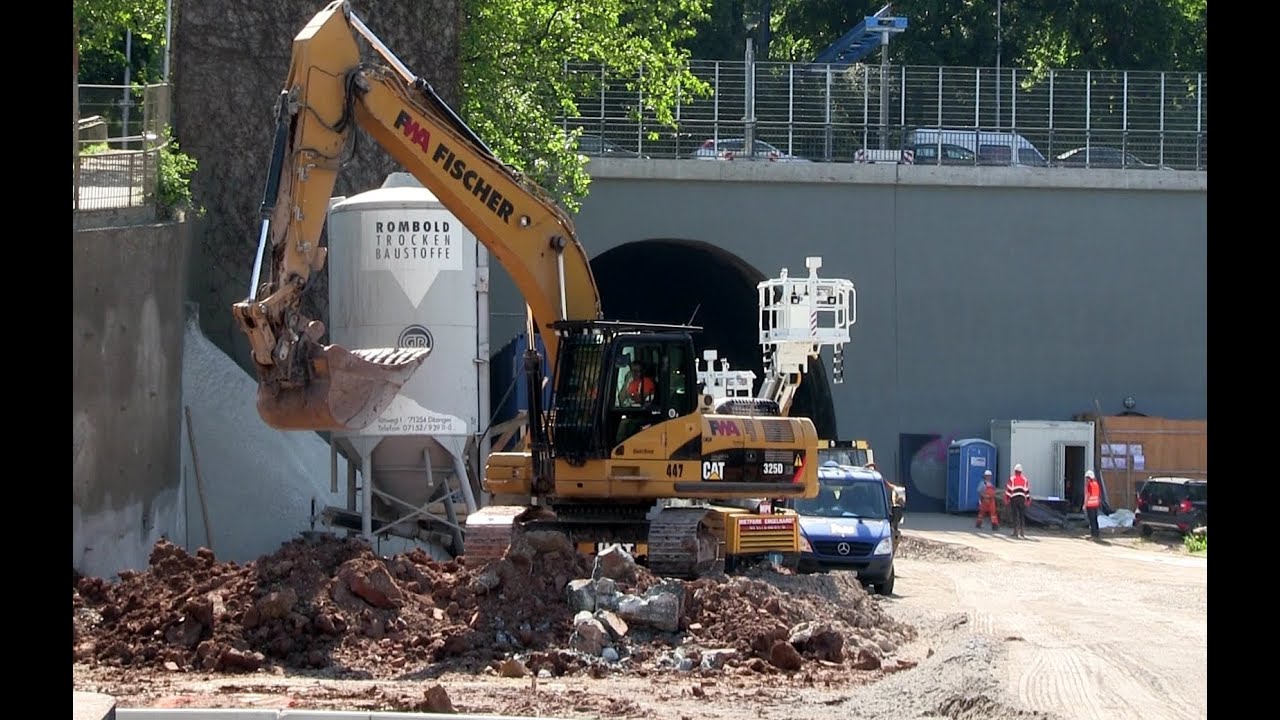 Stuttgart 21 - Rundgang 06.06.2013, #4 / PFA 1.2 Fildertunnel - Rettungszufahrt Hauptbahnhof