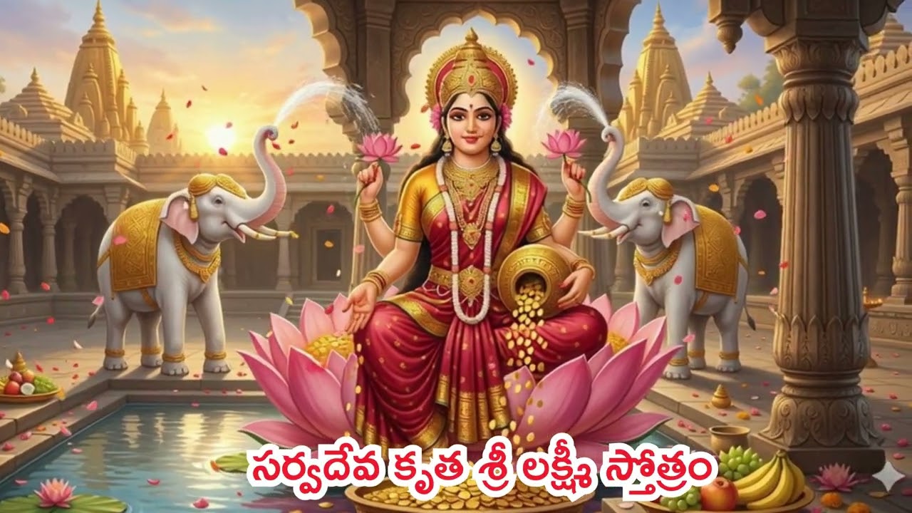 సర్వదేవ కృత శ్రీ లక్ష్మీ స్తోత్రం | Lakshmi Stotram | Most Powerful Wealth Mantra | Mahalakshmi