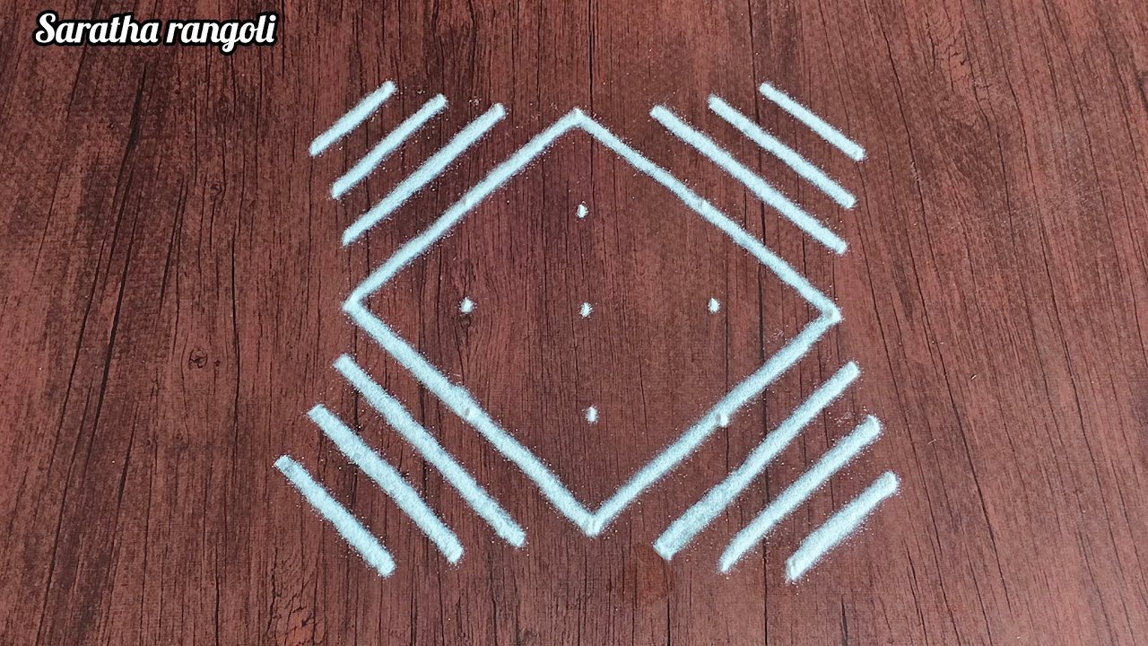 Maasi matham simple padi kolam🌷friday special muggulu designs🌷daily rangoli kolam🌷saratha rangoli 