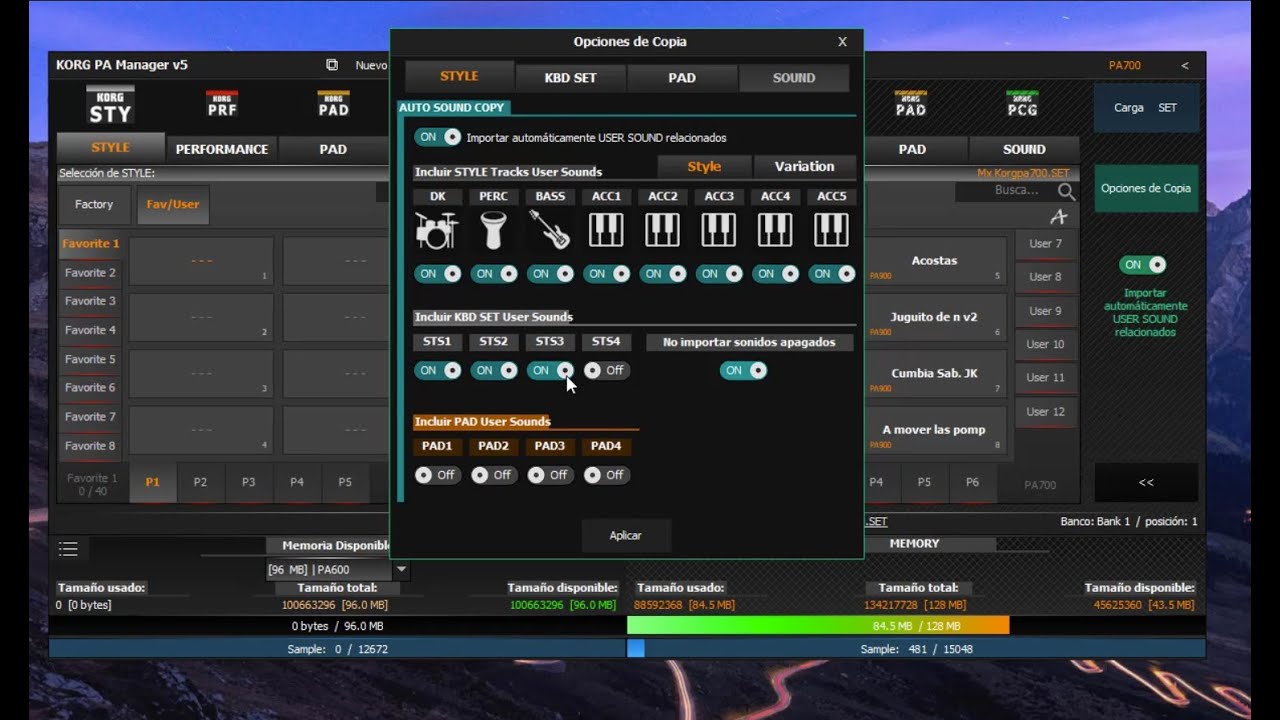 Korg Pa Manager 5 Tips Convertir Ritmos Series Korg Pa