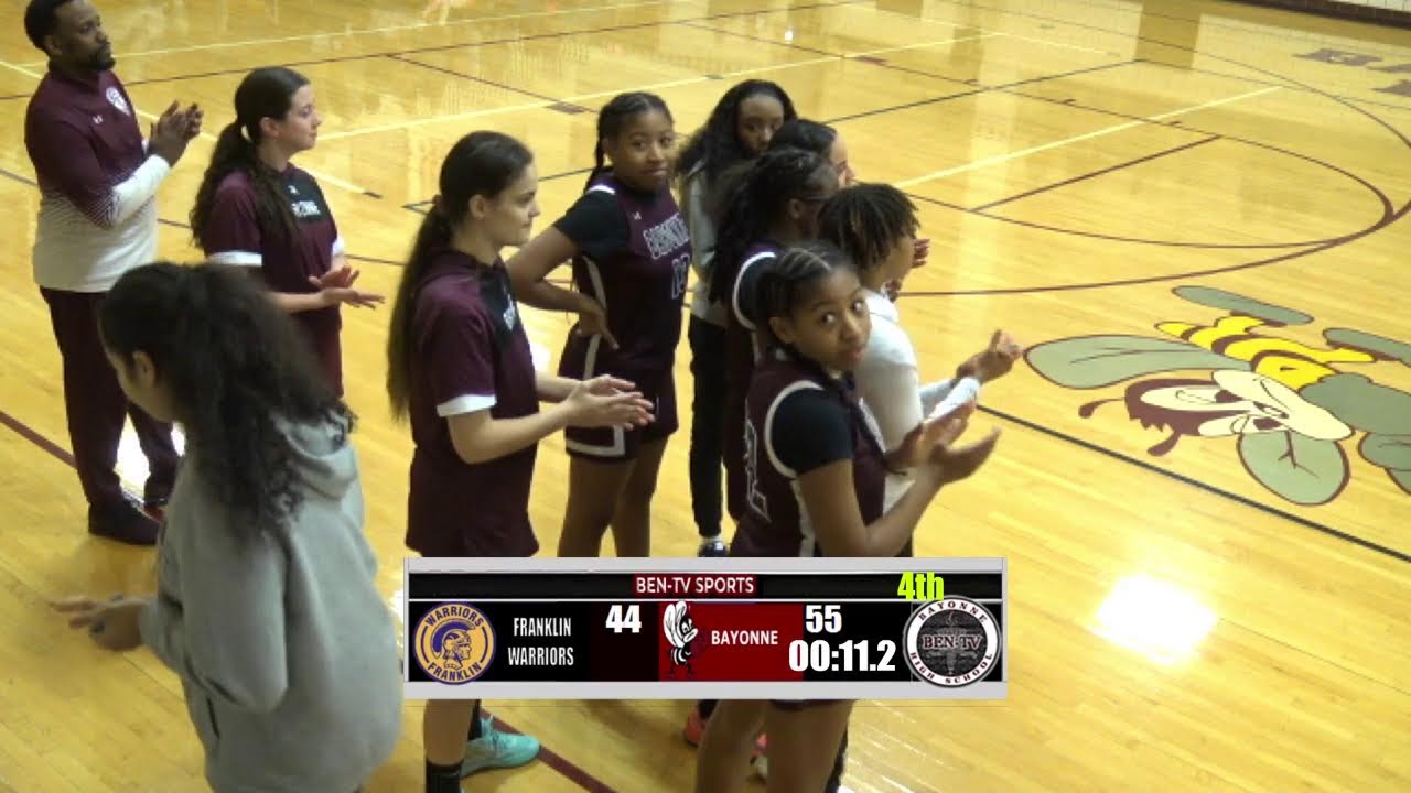 BAYONNE HIGH SCHOOL GIRLS VARSITY BASKETBALL VS FRANKLIN 2024 N.J.S.I.A.A ROUND 2