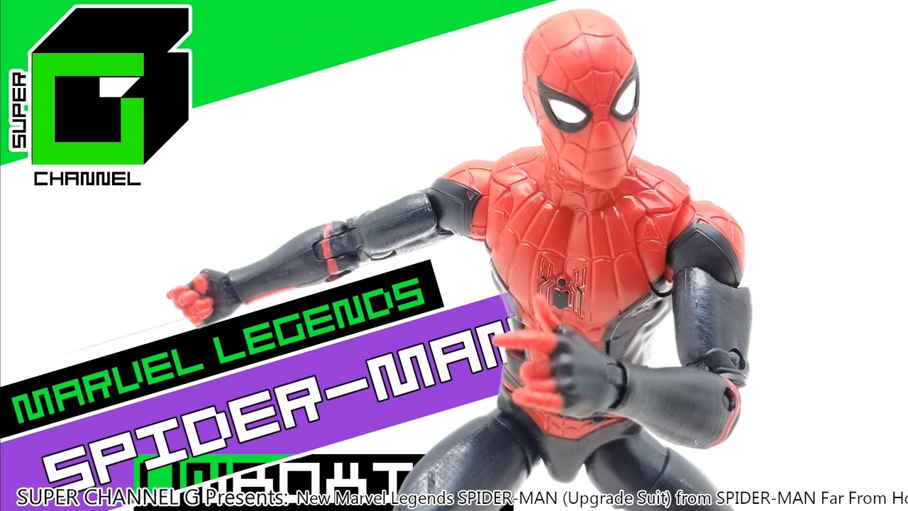 New MARVEL LEGENDS Spider-man (Upgrade Suit) UNBOXING from SPIDER-MAN Far From Home by HASBRO