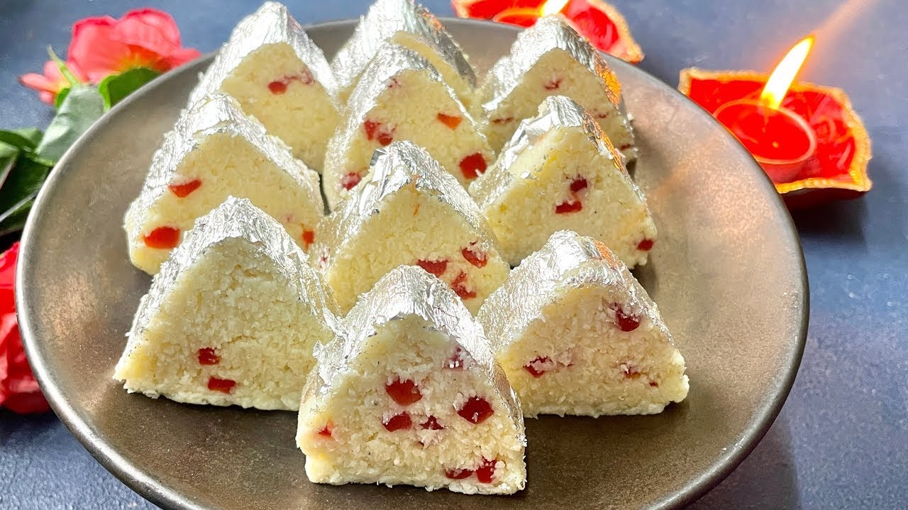 पार्टी के लिए पाँच मिनट में, बिना गैस जलाये लाजवाब मिठाई । Instant Sweet,New Year Special