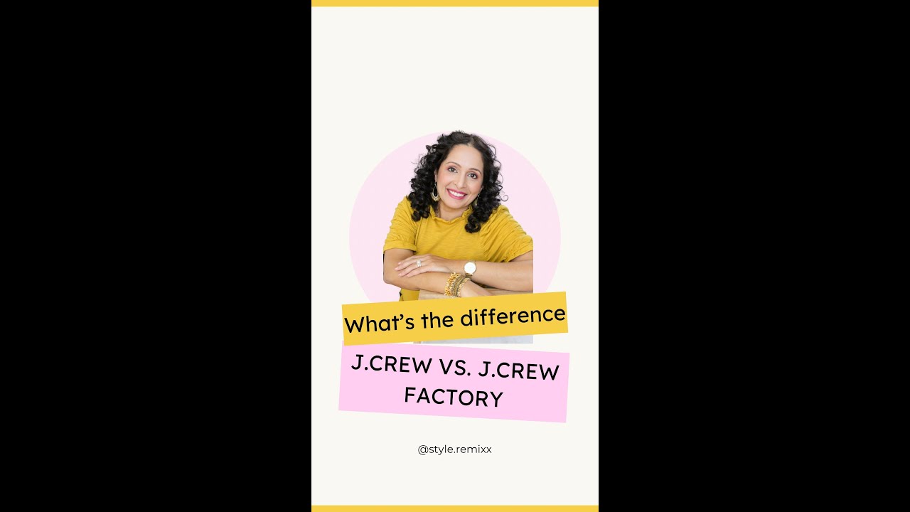 What's the difference between J.Crew and J.Crew Factory? Easy ways to spot a higher quality garment