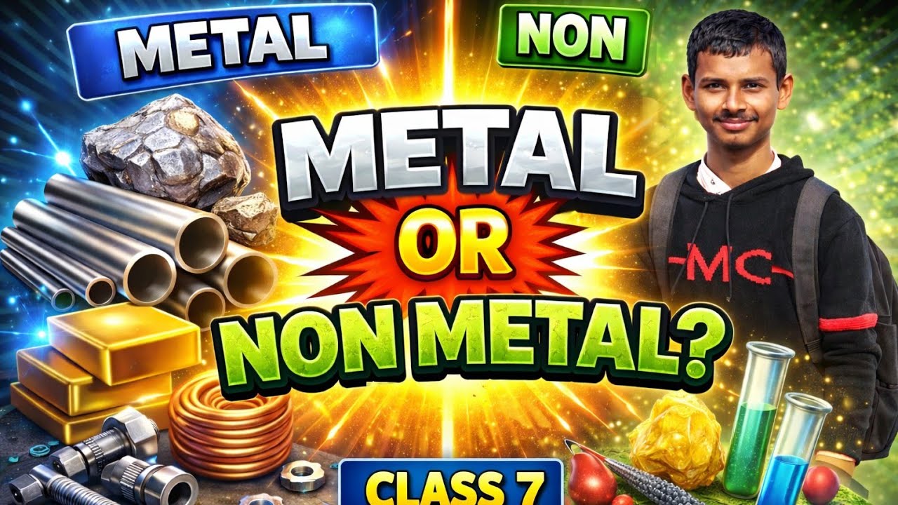 Metal and Non-metal|Phy. and Chem. Properties of Metal|Easy Trick to Identify Metal in Nepali By DS 