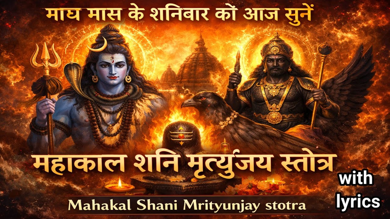 माघ मास के शनिवार को आज सुनें | महाकाल शनि मृत्युंजय स्तोत्र | Mahakal Shani Mrityunjaya Stotra | 