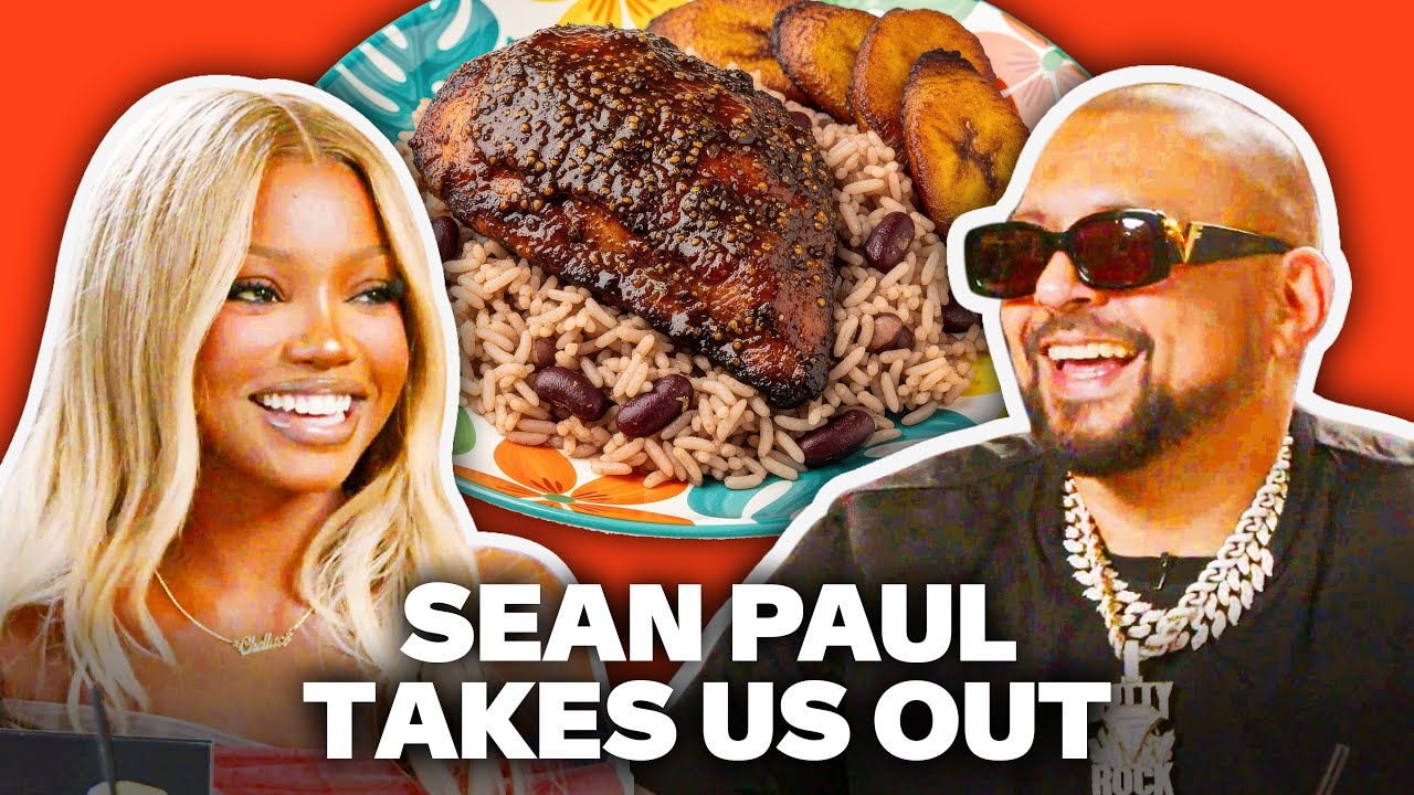 Sean Paul Rates LA Jamaican Food With 'Love Island USA' Star Chelley | Takes Us Out