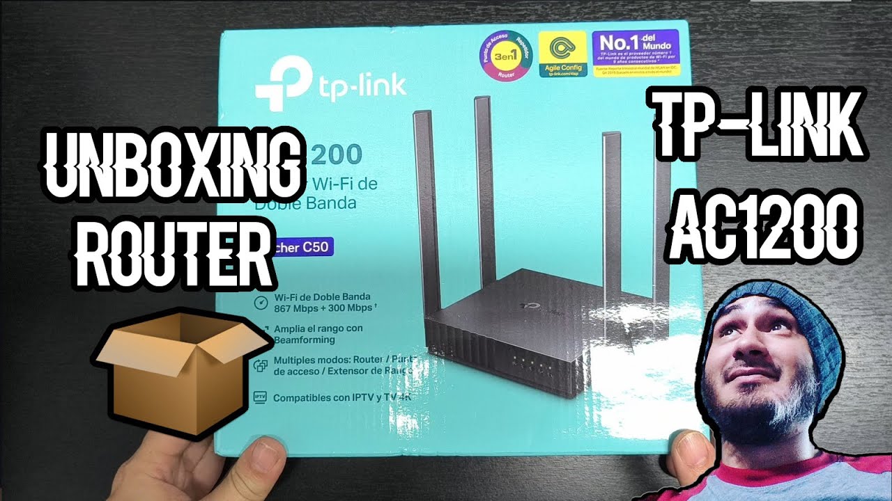UNBOXING ROUTER TP-LINK ARCHER C50 AC1200 😎✌️