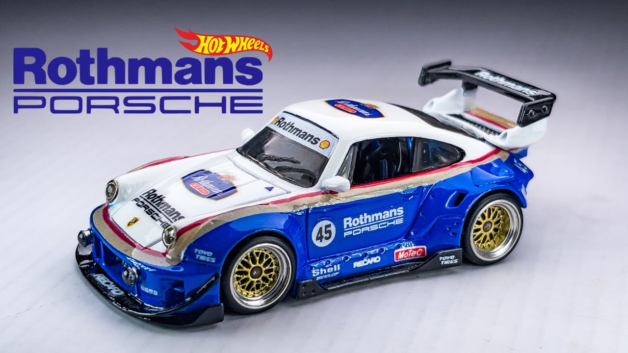 Porsche Rothmans Race Car Hot Wheels Custom