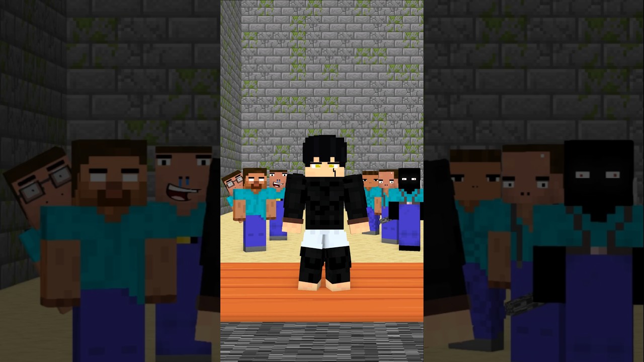 HELP Herobrine To Pass Thru #friendship #shorts #trending #anime
