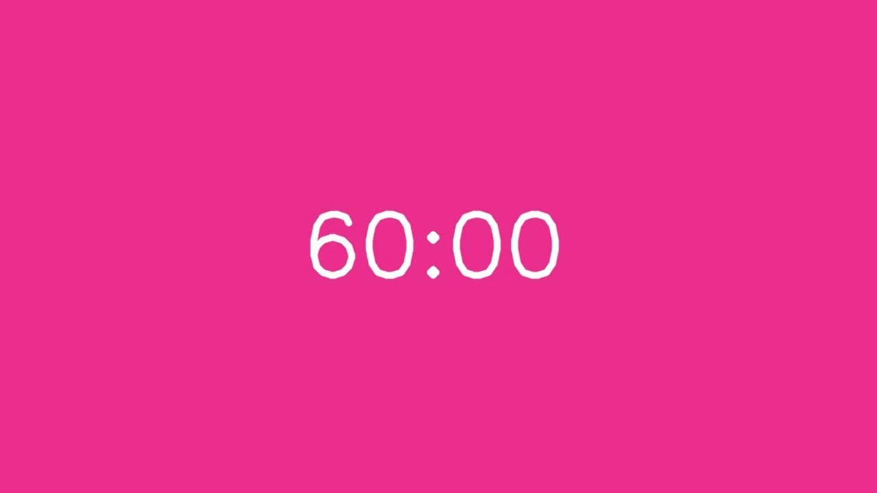TIMER ROSA 1 HORA | Cronômetro rosa para faxina | Limpeza da casa🩷 #timer #limpeza #donadecasa 