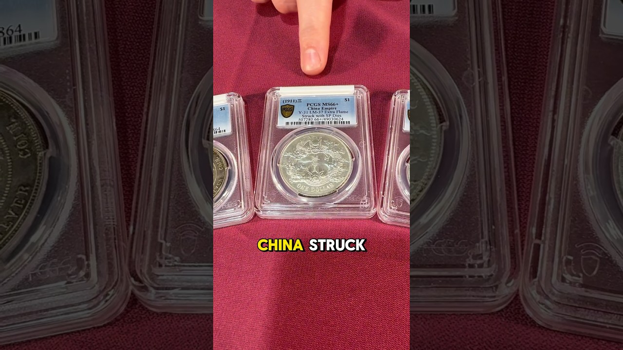 Chinese Silver Coins 🪙 👀 #numismatics #coincollecting #hongkong