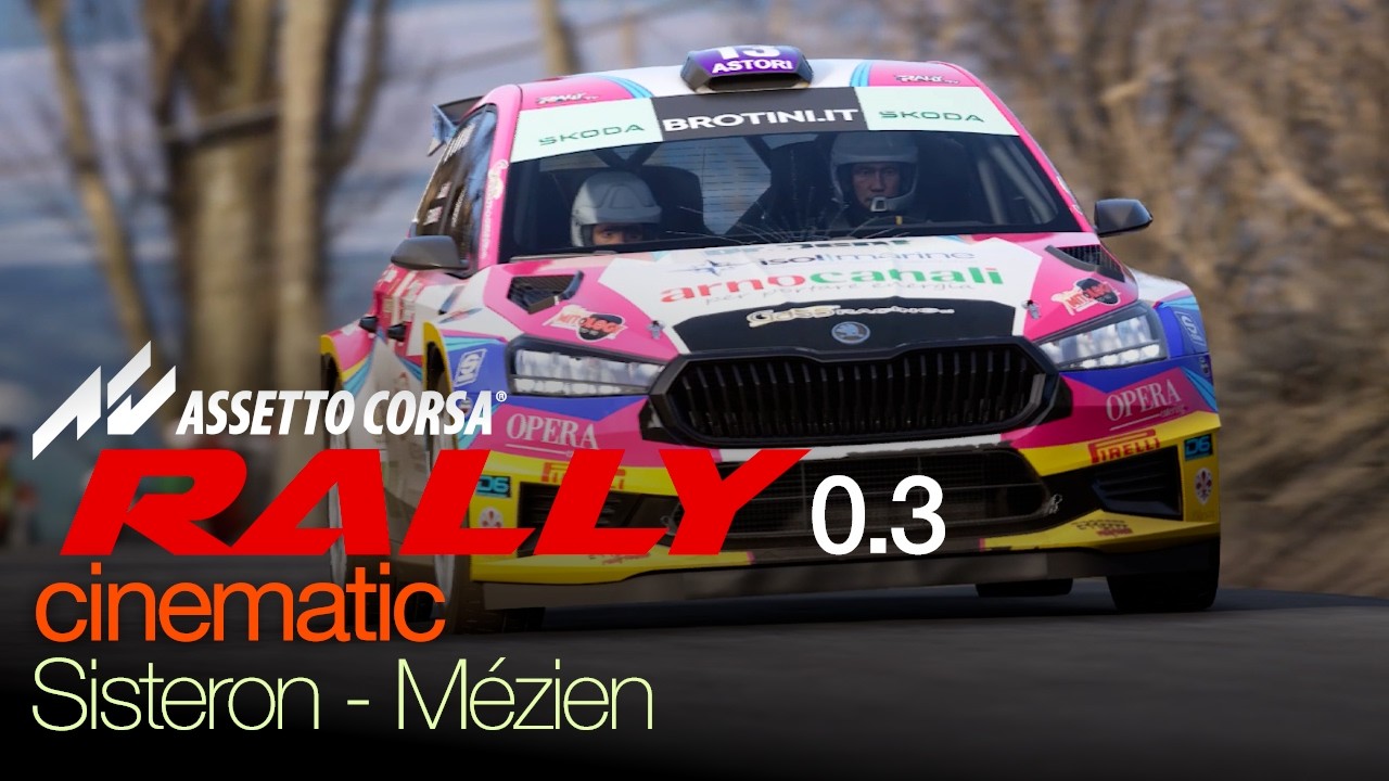Assetto Corsa Rally v0.3 – Skoda Fabia RS Rally2 | Sisteron - Mézien (Eye candy replay)