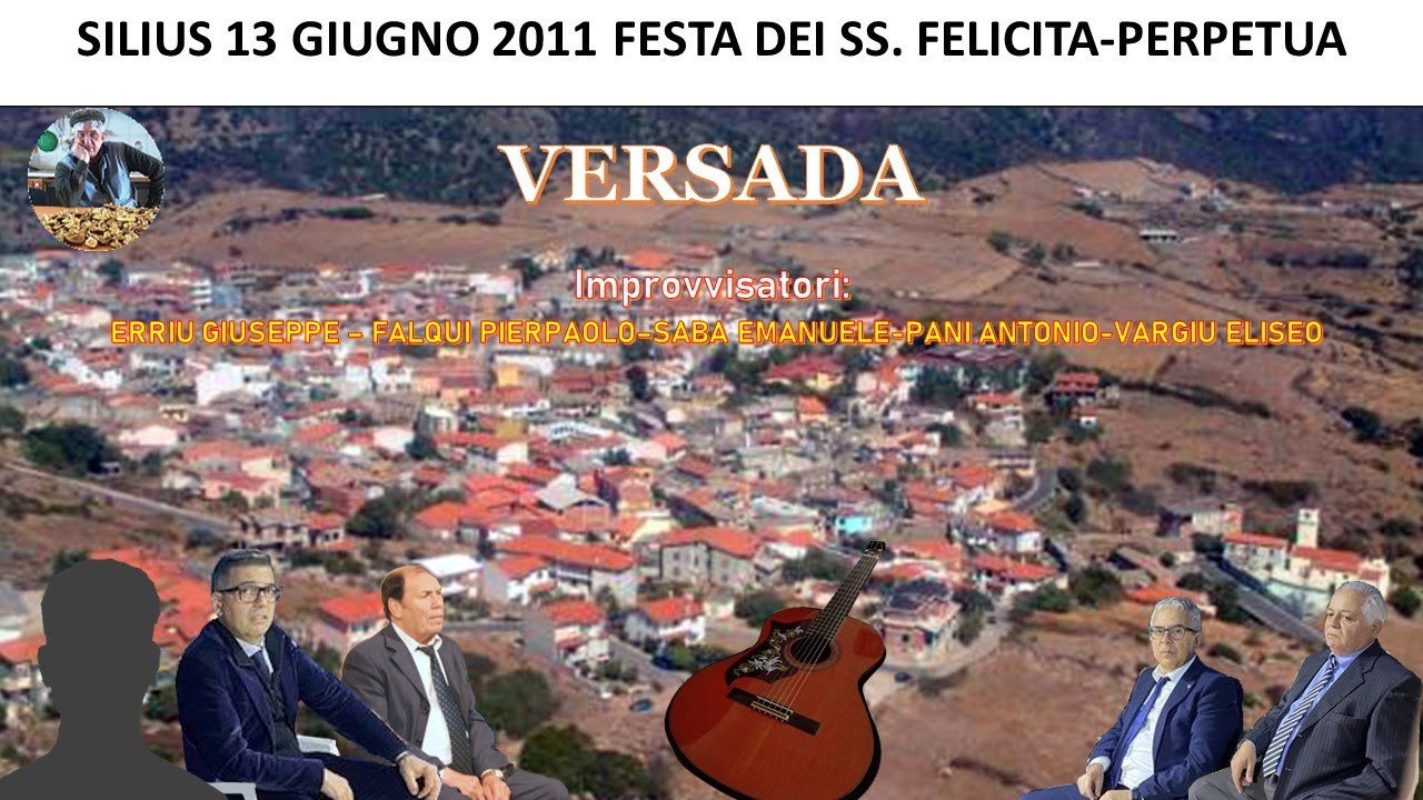 2011 SILIUS 13 GIU. SS. FELICITA-PERPETUA VERS. ERRIU-FALQUI-SABA- PANI-VARGIU.