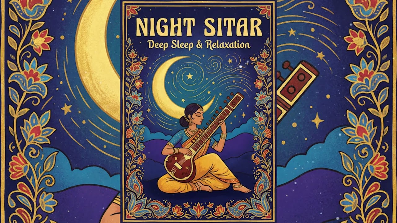 Instant Calm: 1 Hour Krishna Flute & Sitar | Stress Relief Music | Emotional Trauma Healing