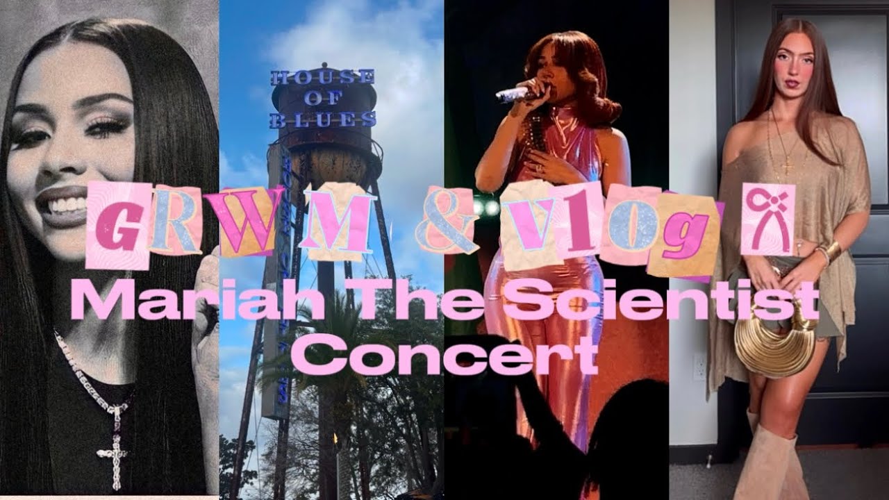Mariah The Scientist GRWM & concert vlog 🤍