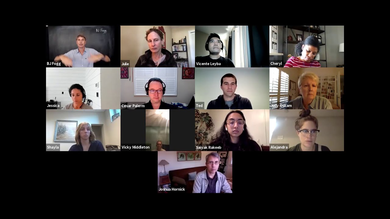 Dr. BJ Fogg -- Office hours with Tiny Habits coaches in training