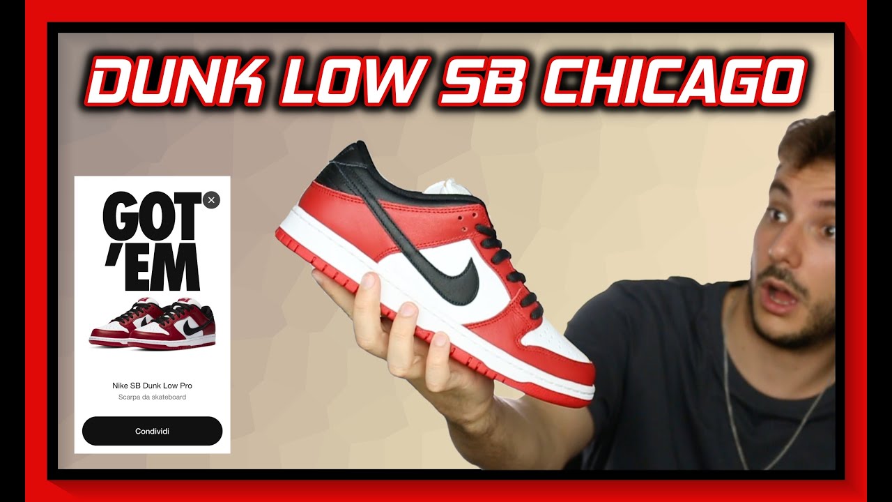 COPPATE sull'app SNKRS - Nike Dunk Low SB Chicago Unboxing & Recensione *ITA*