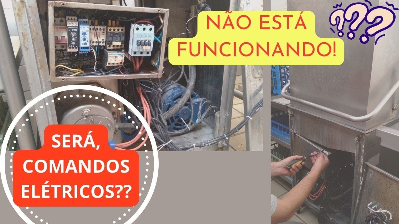 Como IDENTIFICAR e descobrir FALHAS ? Máquina de lavar louças Industrial.