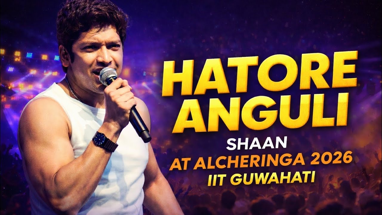Hatore Anguli || Shaan || Anupam Saikia || Alcheringa 2026, IIT Guwahati 