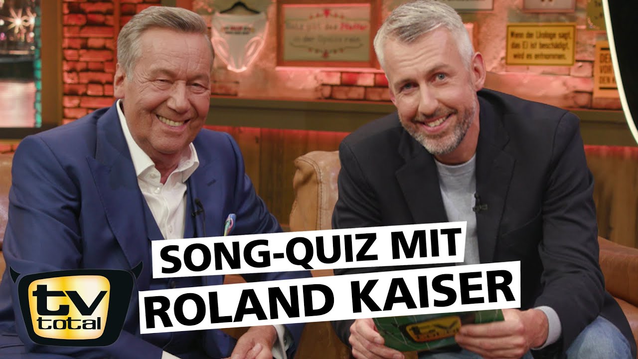 Song-Quiz total: Erkennt Roland Kaiser seine Lieder? | TV total | Online Exclusive