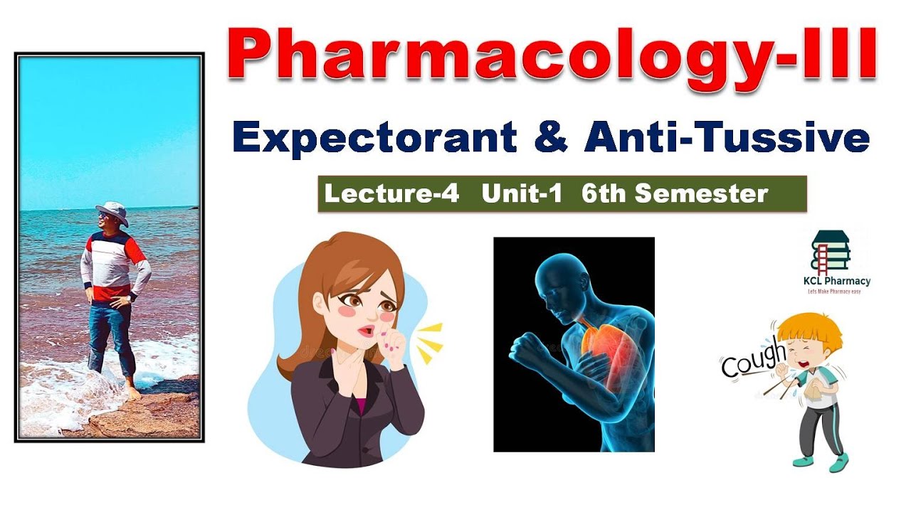 Expectorant & Antitussive | Classification & Pharmacology | L-4 Chpter-3 Unit-1 Pharmacology-III 6th