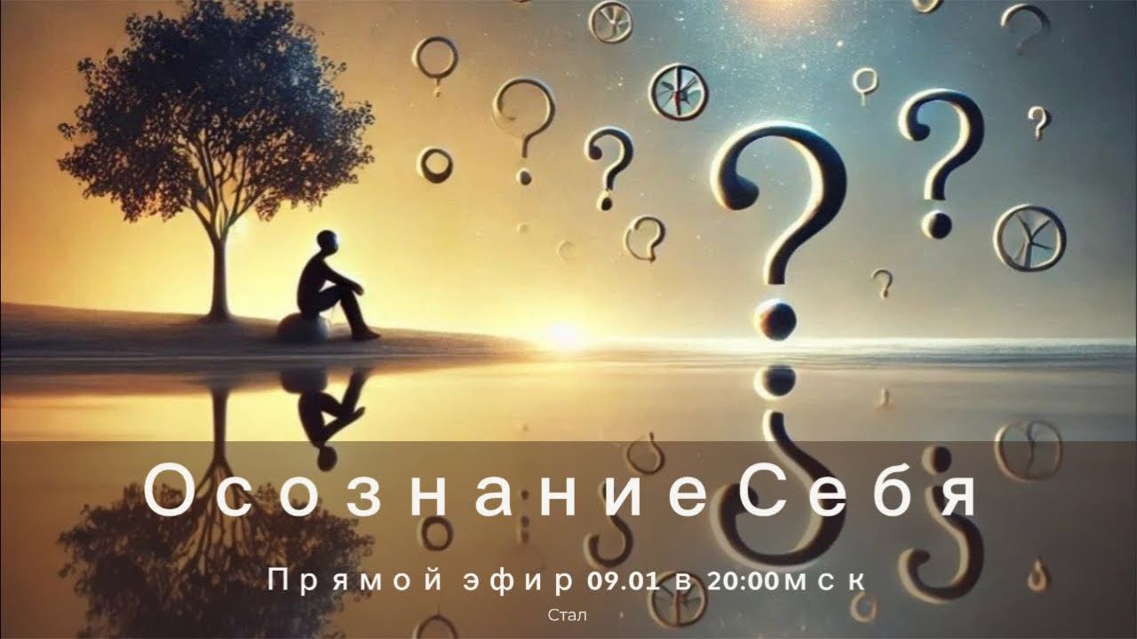 Осознание себя. Стал. В прямом эфире!