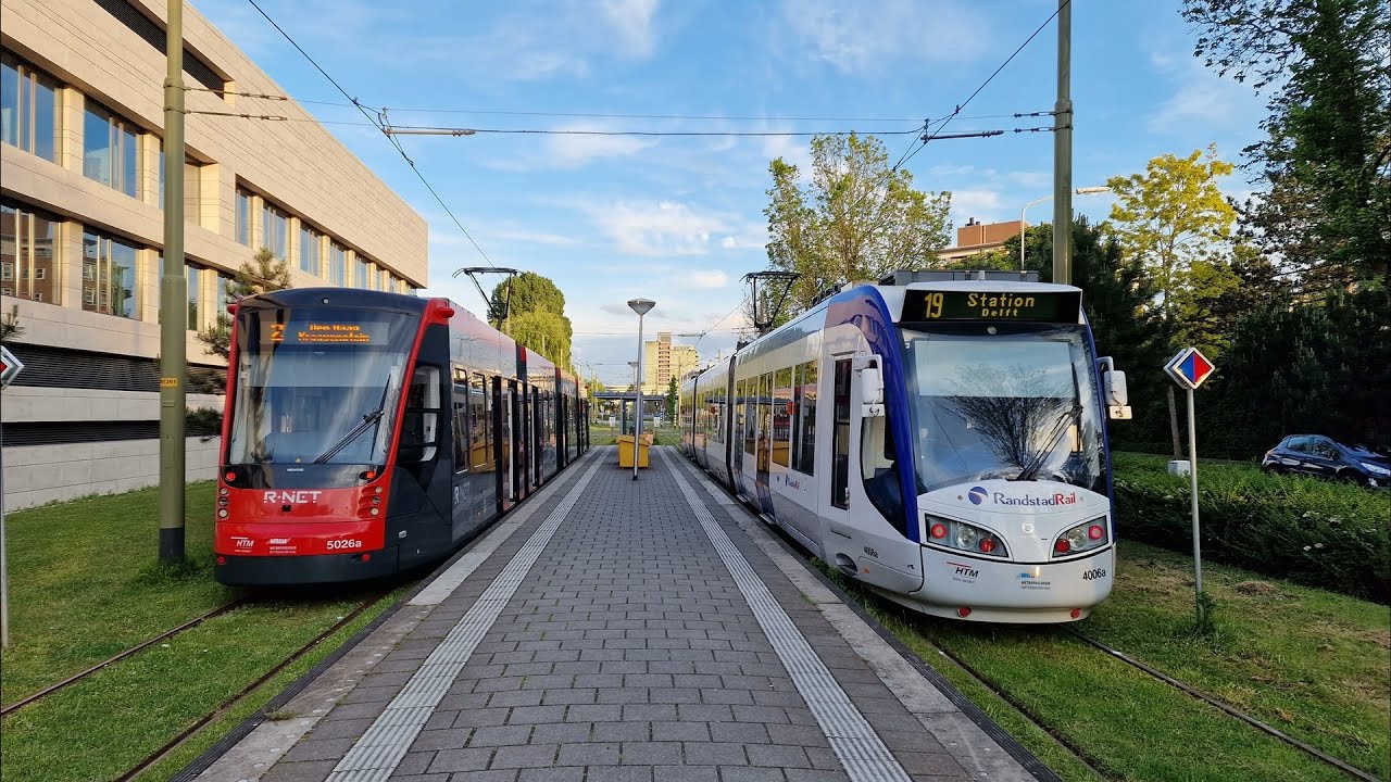 HTM RandstadRail 19 Leidschendam Leidsenhage - Delft Station | Alstom RegioCitadis 4006 | 2022