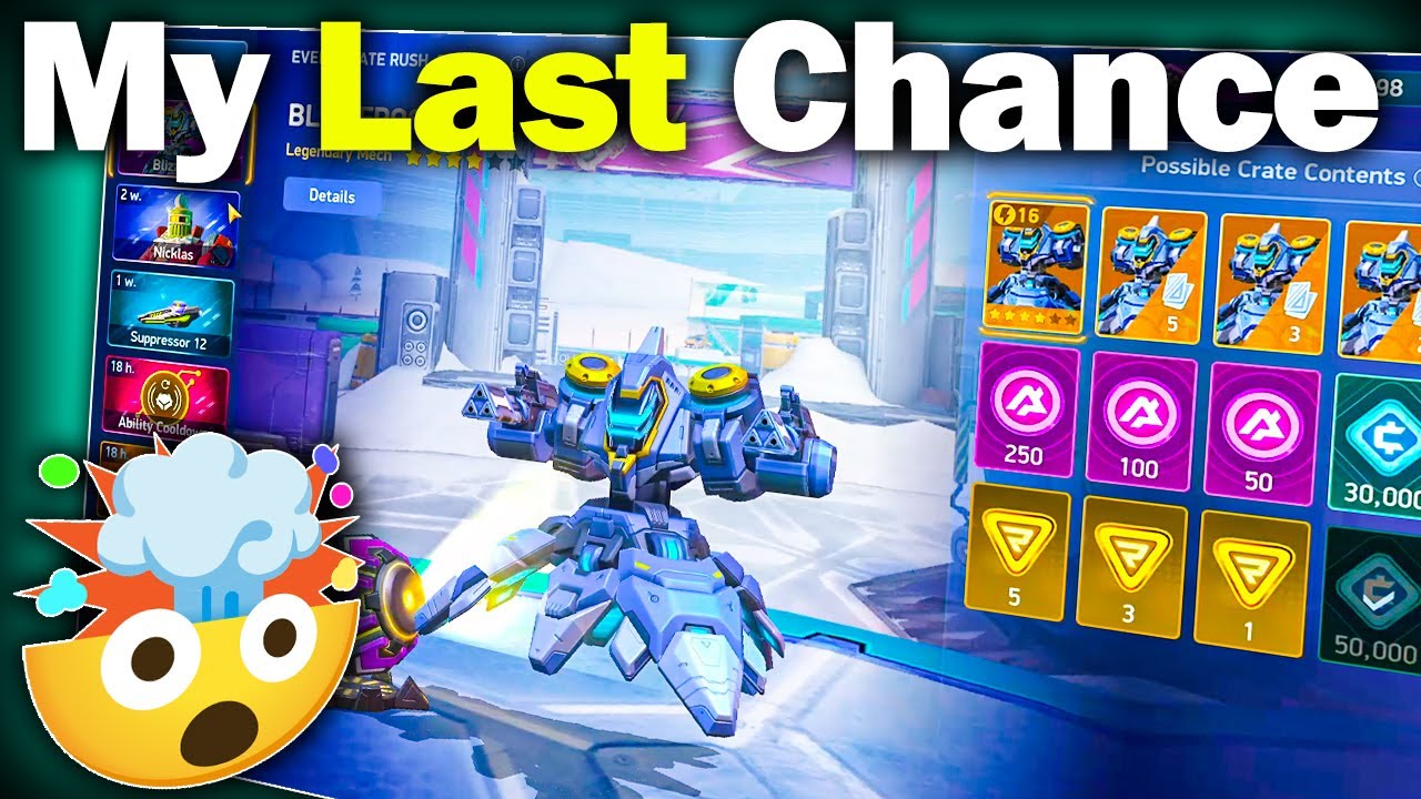 Final Attempt for BLIZZFROST 😳 | Mech Arena Luck Test || Mech Arena PC Gameplay