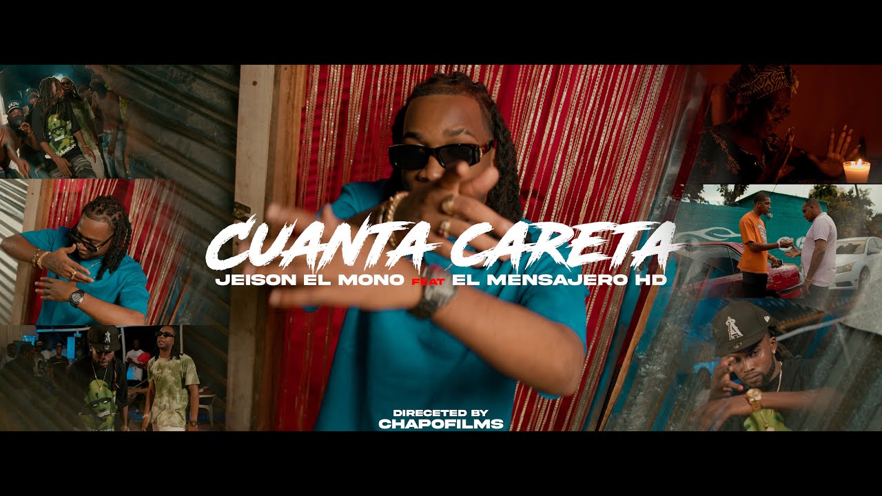 CUANTA CARETA   JEISON EL MONO FT EL MENSAJERO HD ( VIDEO OFIAL )