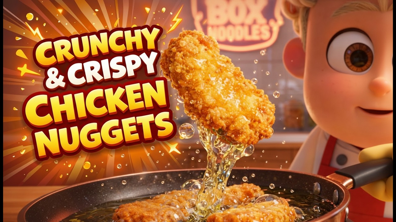 Extra Crispy Chicken Nuggets Recipe | ASMR Cooking