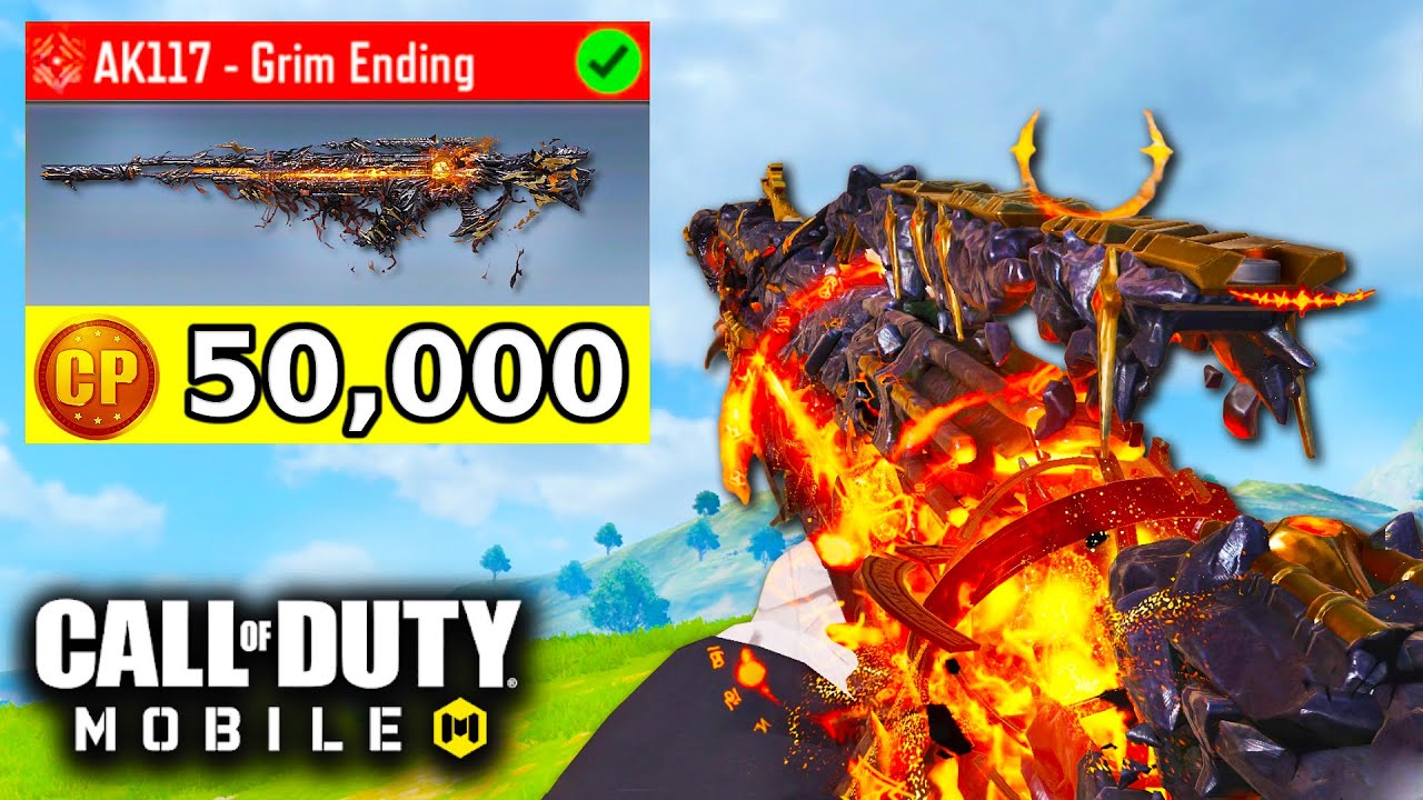 I FINALLY MAXED the MYTHIC AK117 GRIM ENDING 🤯 (COD MOBILE)