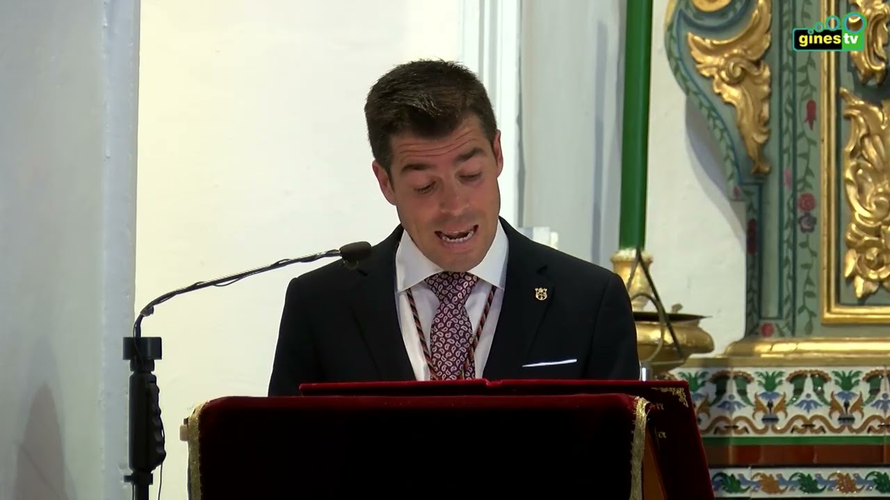José Herrera Oliver pronunció la XLIII Exaltación de la Semana Santa de Gines