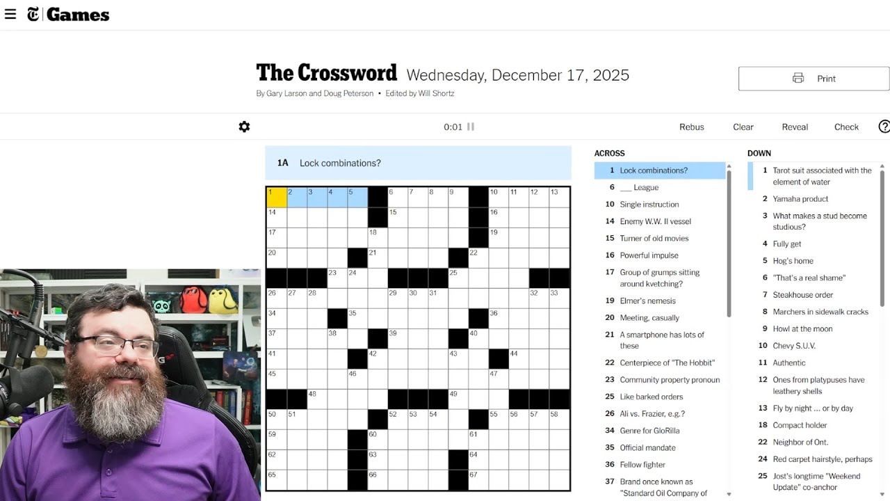 Learning Crossword Week 83 | NYT Crossword Wednesday Dec 17th, 2025