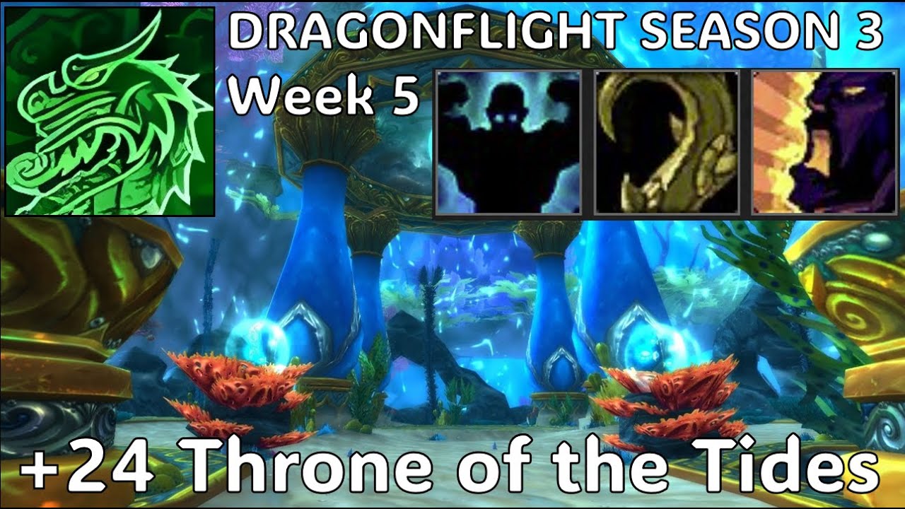 +24 Throne of the Tides (Fortified - Week 5) Mythic+ | Mistweaver Monk [Healer] PoV