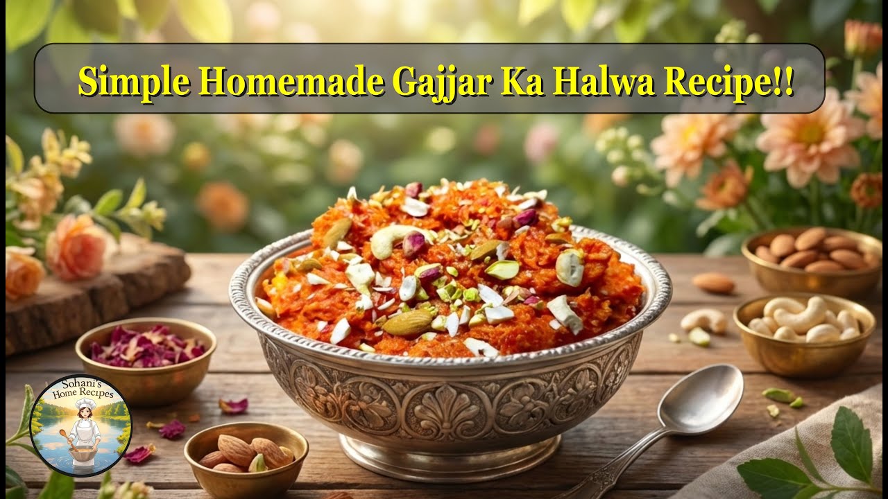 Best Gajar Ka Halwa Recipe | 10 Minute Carrot Halwa | At Home Cooking 🥕✨ #SohanisHomeRecipe