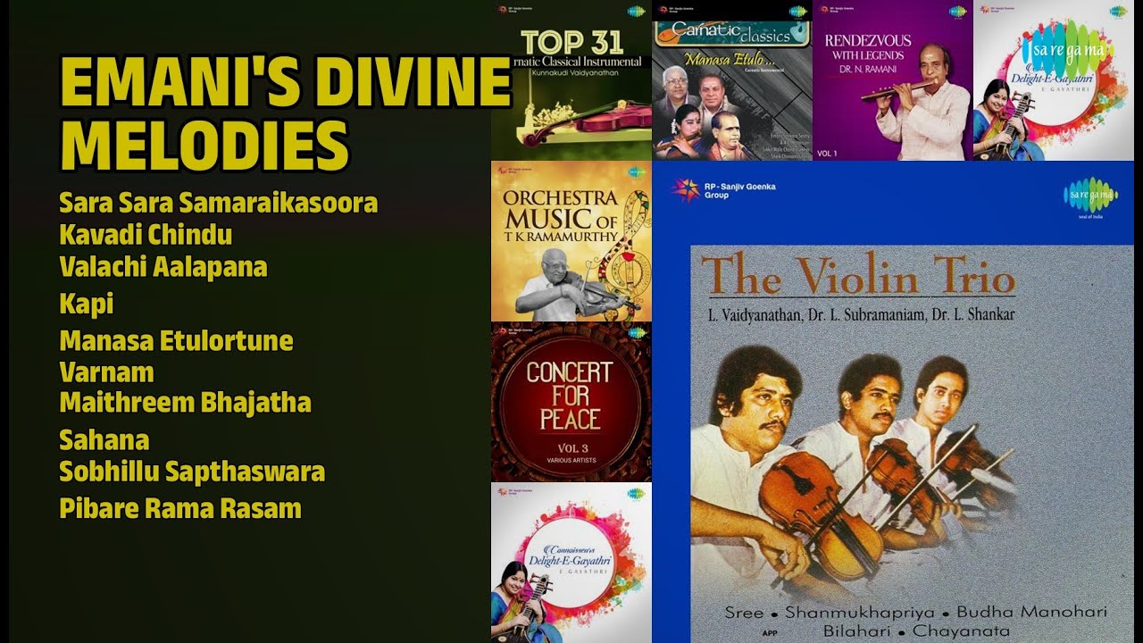 Emani's Veena Magic | Emani Sankara Sastry Songs | Sara Sara Samaraikasoora | Kavadi Chindu
