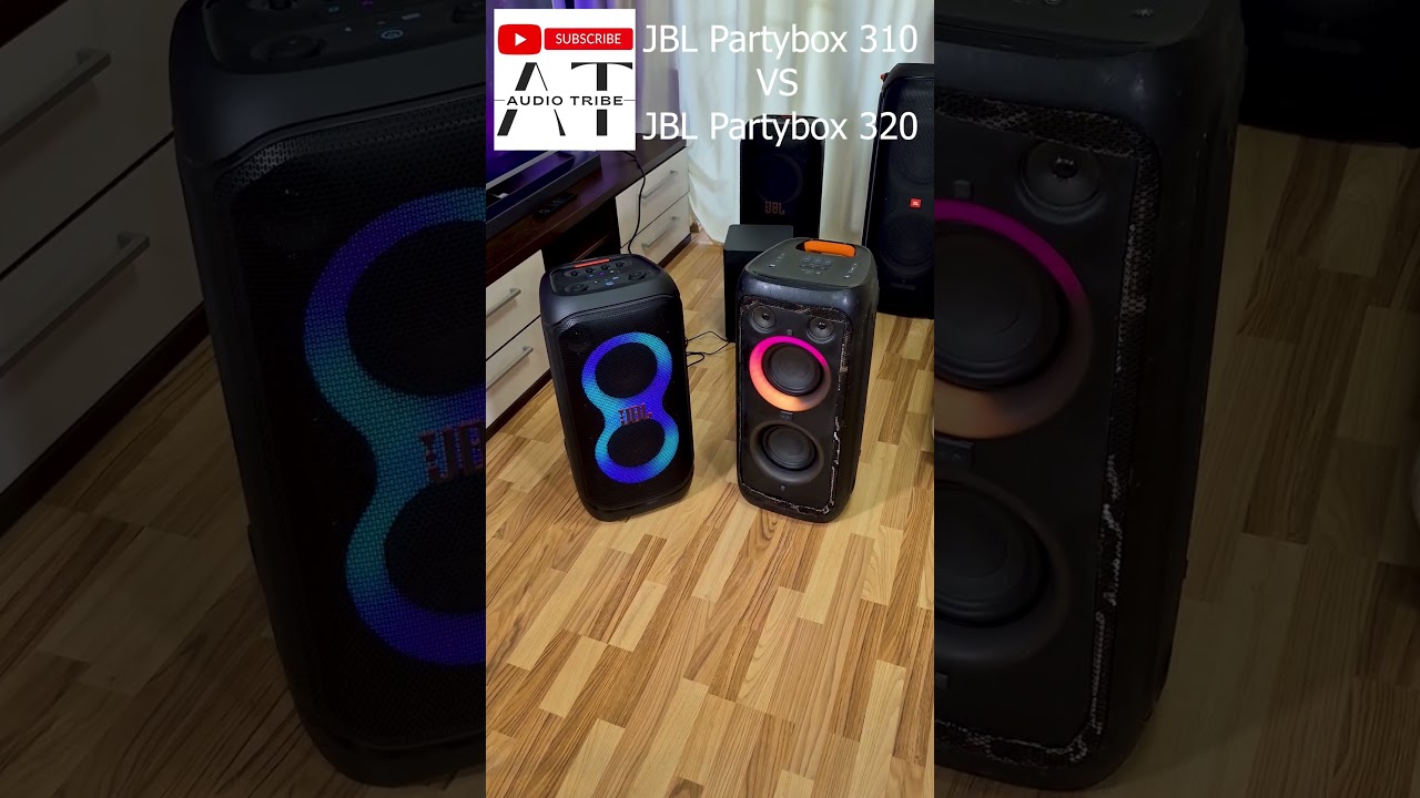 JBL Partybox 310 vs 320 MAX Volume Test (Shakes House)
