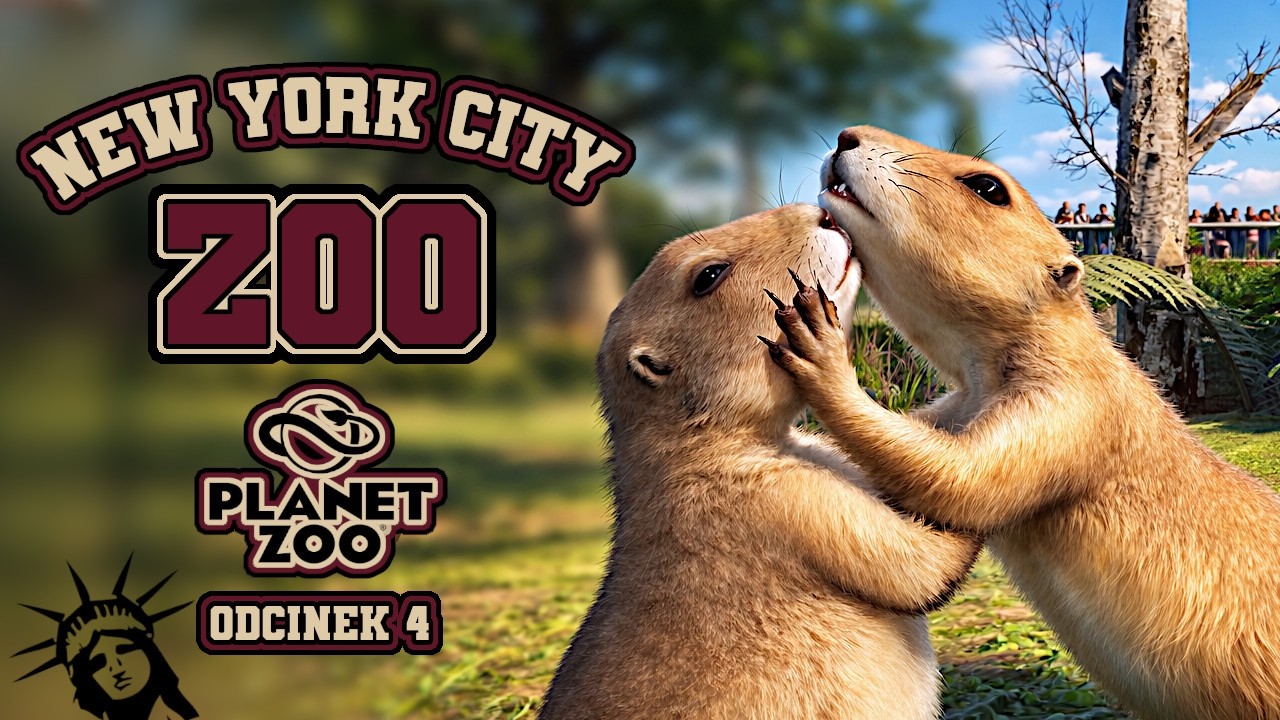 😐 MIAŁO BYĆ INACZEJ 🗽 Planet Zoo New York City ZOO odc. 4 NIEŚWISZCZUKI CZARNOOGONOWE #planetzoo