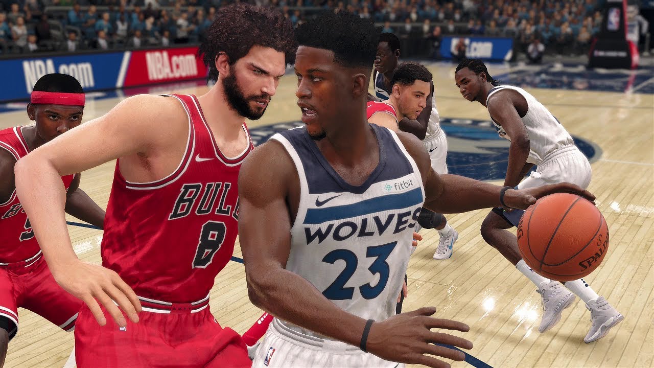 NBA Live 18 Gameplay | Minnesota Timberwolves vs Chicago Bulls (Jimmy Butler Faces Old Team)