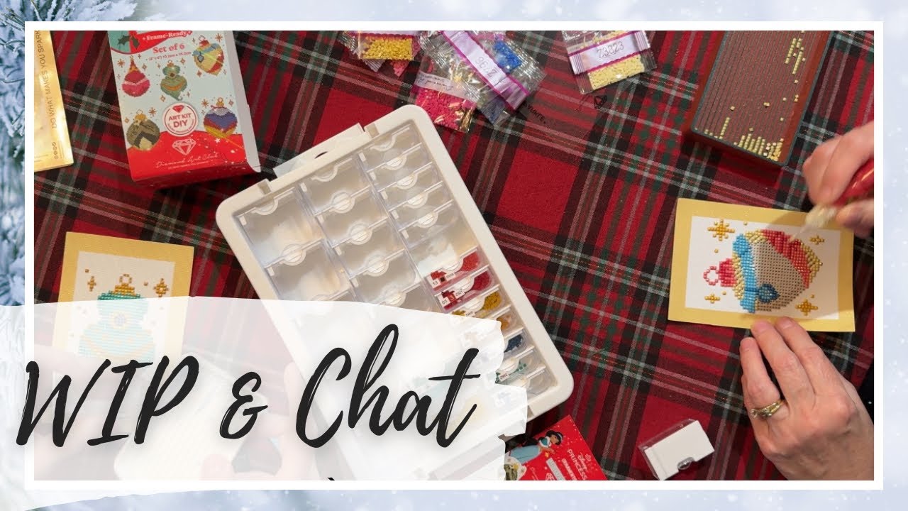WIP and Chat - Christmas at my parents' house, favorite holiday foods, and duck pin bowling